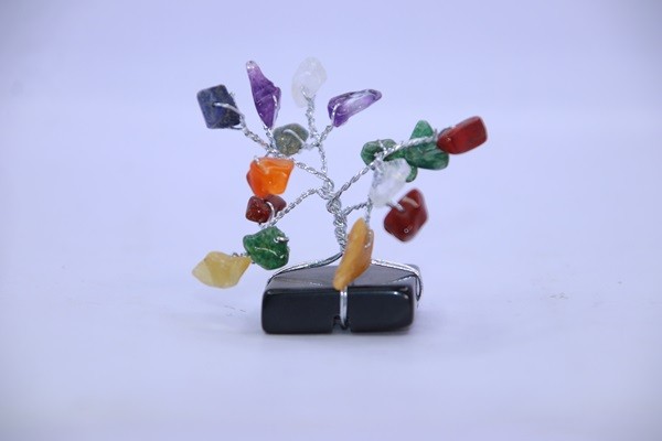 Sevan Chakra Crystal Tree Small