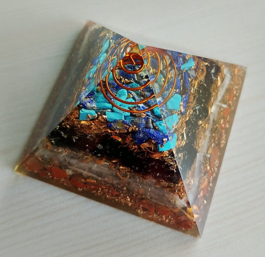 Multicolor Orgone Pyramid