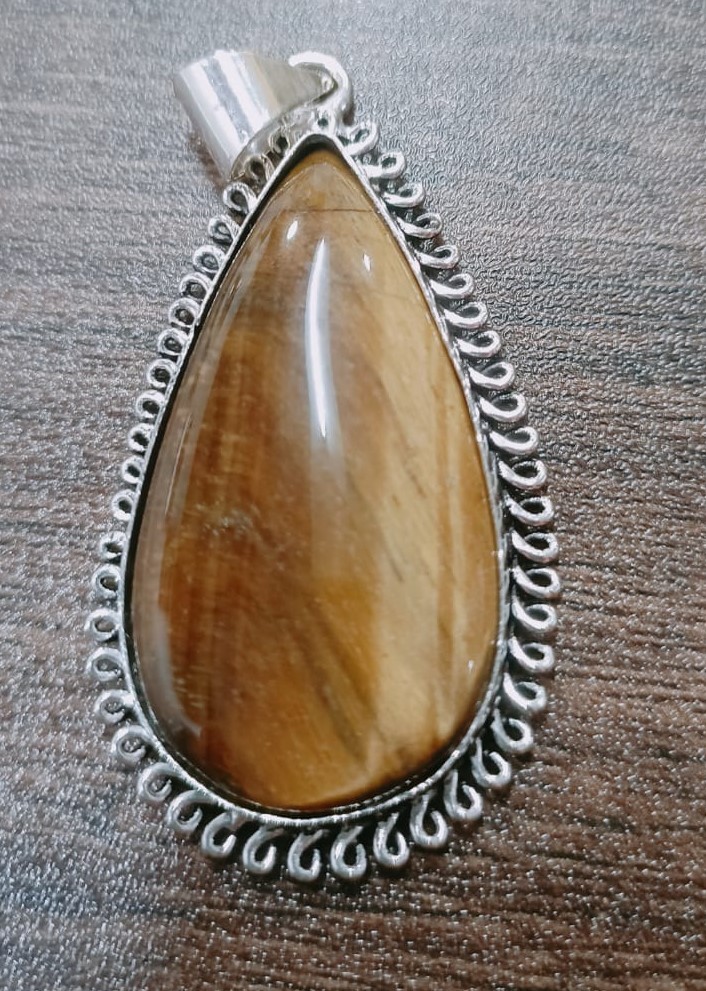 Tiger Eye Pendant Big