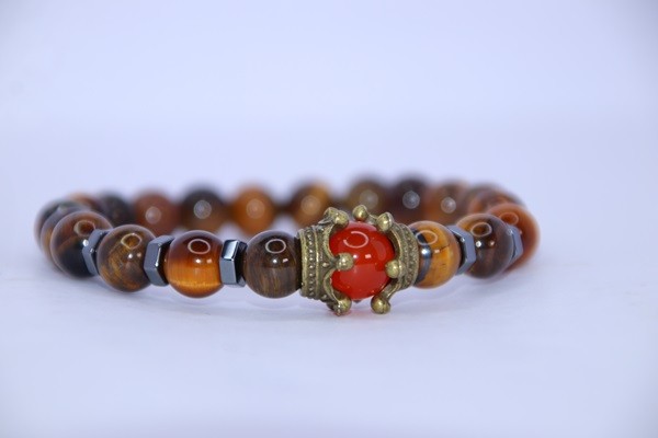 Tiger Eye Red Agate Bracelet