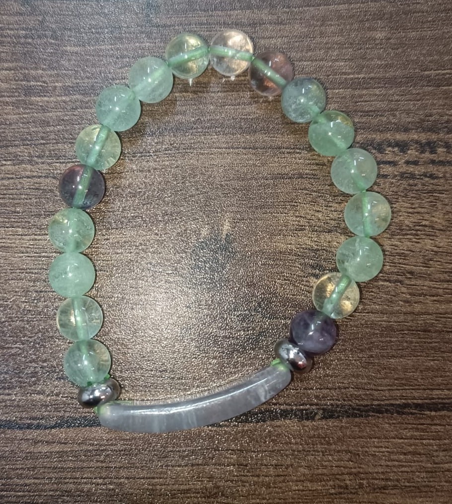 Natural Fluorite Bright Bracelet