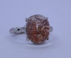 Copper Rutilated Quartz Ring