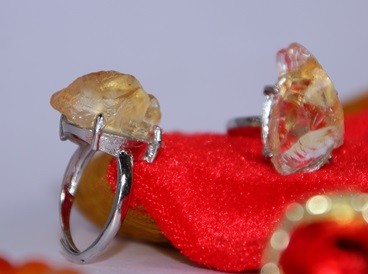 Citrin Stone Ring