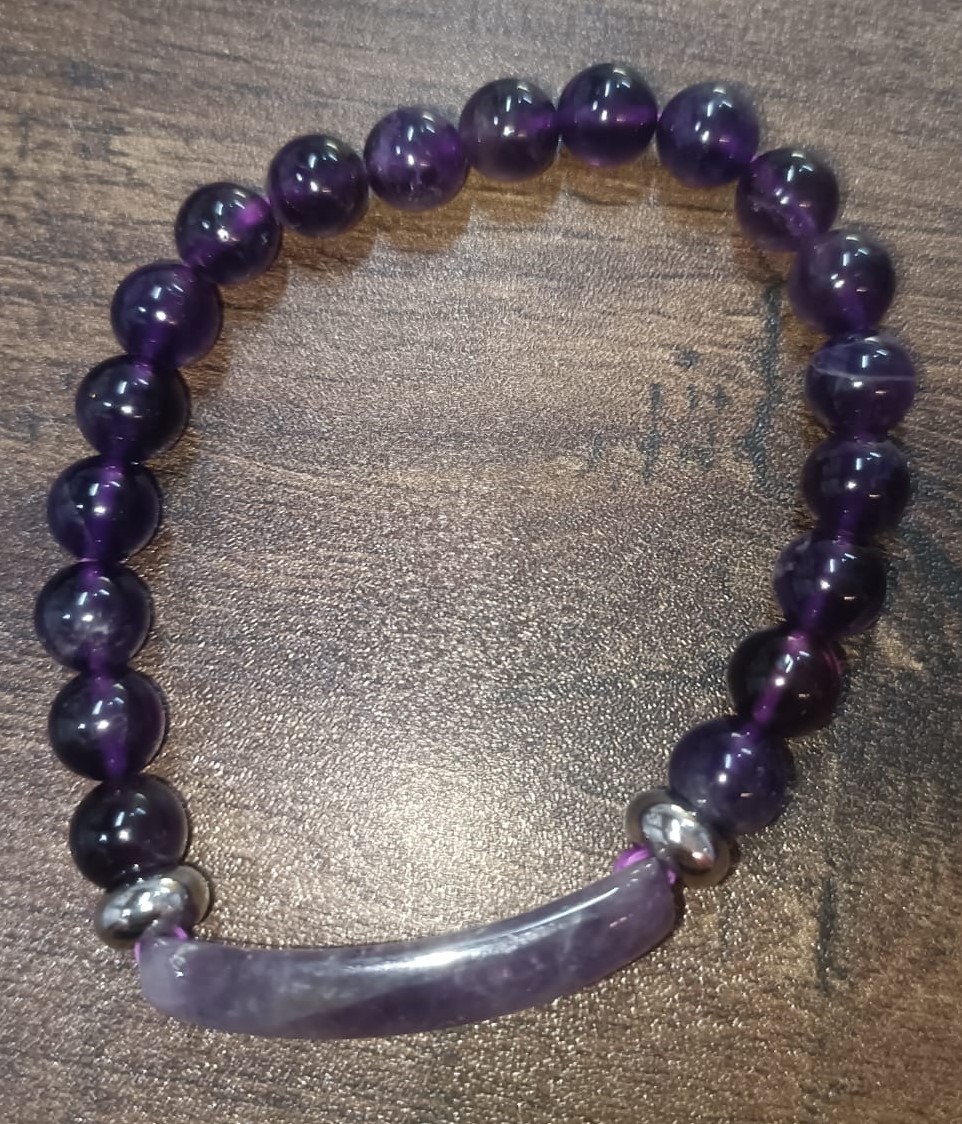 Natural Amethyst Bracelet