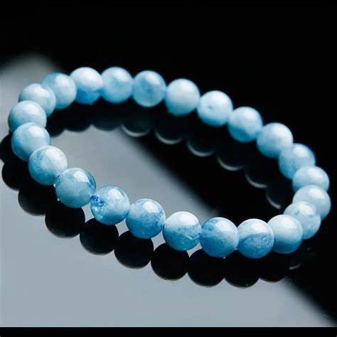 Aquamarine Natural Stone Bracelet