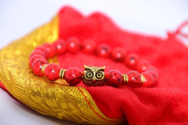 Red Turquoise Bracelet